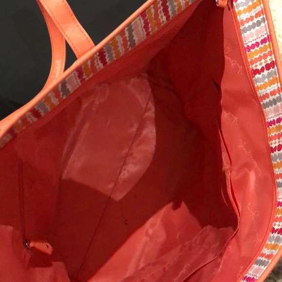 Vera Bradley leather tote - Picture 3 of 4